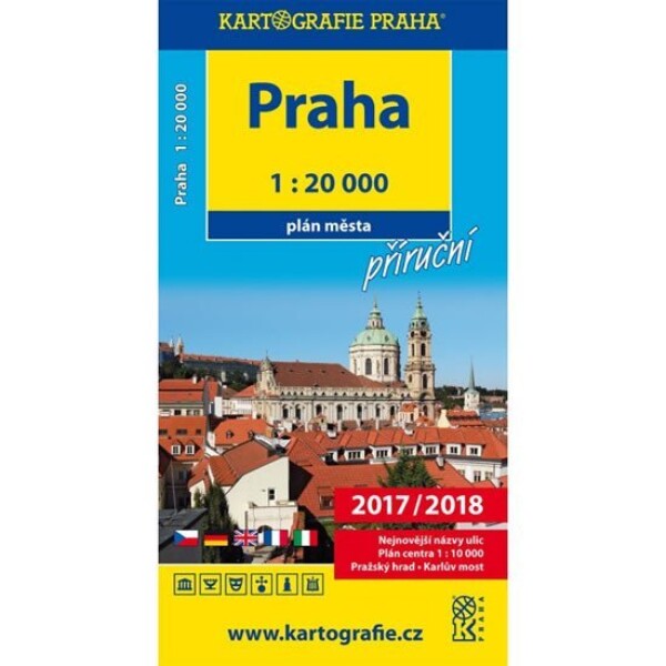 Praha - 1:20 000 plán města příruční, 15. vydání