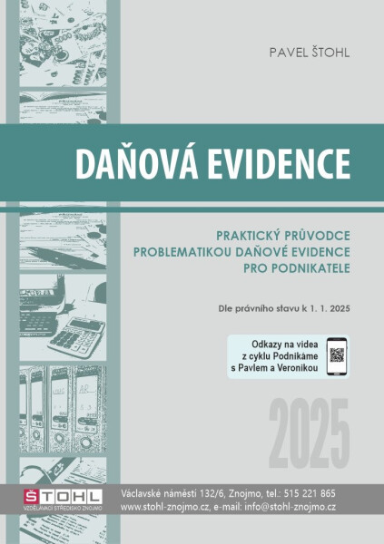 Daňová evidence 2025 - Pavel Štohl