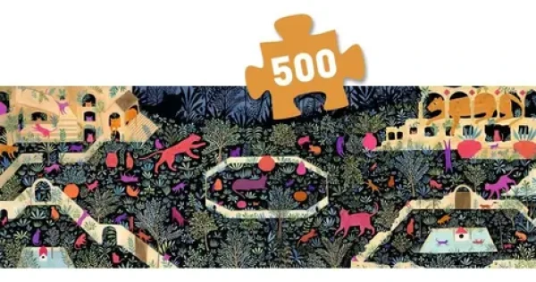 DJECO Panoramatické puzzle Království koček
