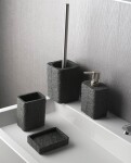 Gedy - ARIES WC štětka na postavení, antracit AR3385