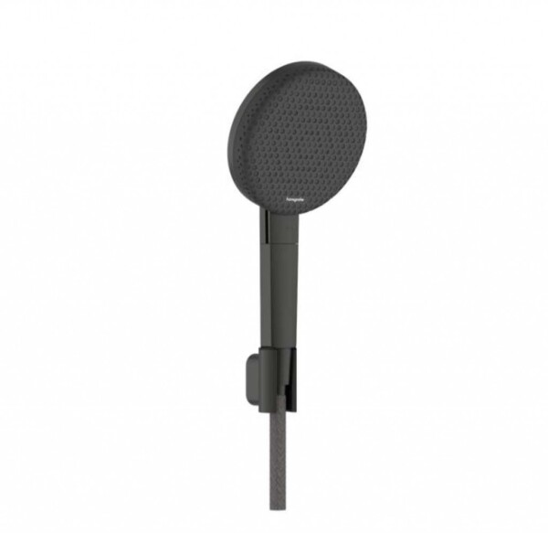 HANSGROHE - Raindance Alive Select S Set sprchové hlavice, držáku a hadice, 3 proudy, EcoSmart, kartáčovaný černý chrom 24611340