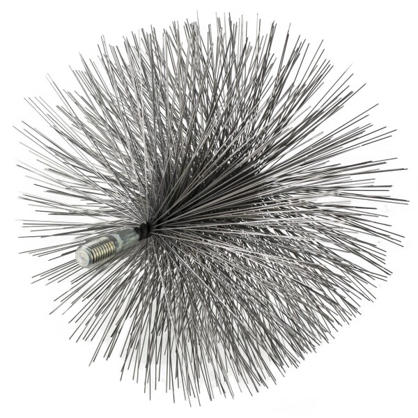 Kartáč komínový kulatý, 300mm, ocelový drát