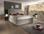 Boxspring Palladio Rozměr: 160 x 200 cm, Matrace: Teraflex - tvrdost 3, Rošt: Rošt lamelový boční výklop