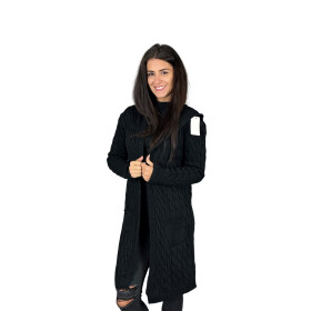 HOSH Jednobarevný kardigan BELLA Barva: Černá