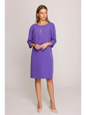 Dámské šaty S394 fialové - Stylove M