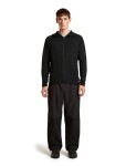 Pánská merino mikina ICEBREAKER Mens 150 MerinoFine Ace LS Zip Hoodie, Black velikost: XXL