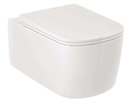 KLUDI - Resa S Závěsné WC, Rimless, Spiralflush, lesklá bílá 27WCW0143