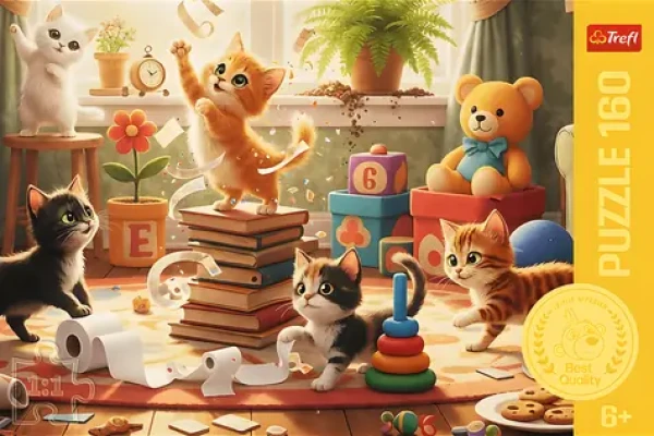TREFL Puzzle Kočičí neplechy