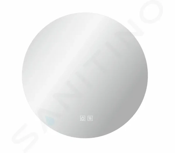 Kielle Zrcadlo s LED osvětlením a vyhříváním, průměr 60 cm 50324051