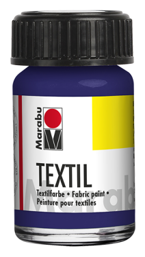 Barva na textil Marabu Textil 15 ml - fialová tmavá 051