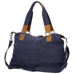 Stylová textilní kabelka na rameno Sofie, tmavě modrá