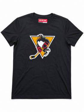 CCM Dámské tričko Pittsburgh Penguins NHL Secondary Logo Velikost: dámské M