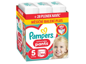 Pampers Active Baby Pants, vel. 5, 164 ks