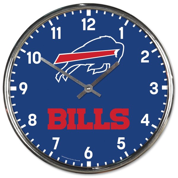 Hodiny Buffalo Bills NFL Chrome Team Design