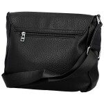 Stylová dámská koženková crossbody kabelka Katerina, černá