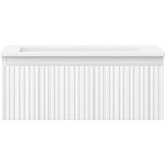 MEXEN/S - Rivel koupelnová skříňka 60 cm s umyvadlem Otis, 1 šuplík, reliéf , bílá mat 91A20-06023-1-BF01-W18M01