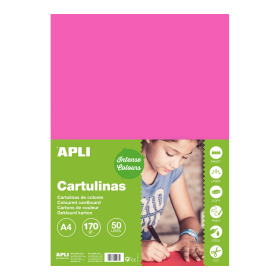 APLI A4, fuchsiový