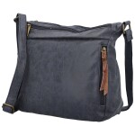 Trendy dámská koženková crossbody kabelka Estina, tmavě modrá