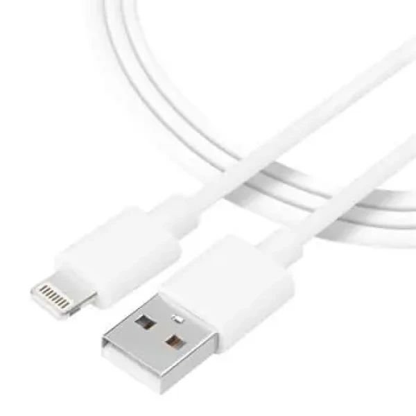 Tactical Smooth Thread Cable USB-A - Lightning 0.3m bílá (8596311153020)