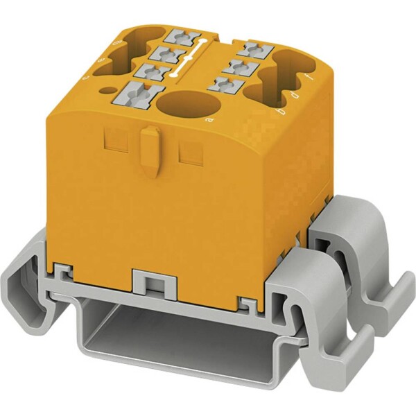 Phoenix Contact 3273216 blok rozvaděče 25.2 mm pružinová svorka oranžová 10 ks