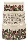 Plechovky kulaté 3ks Emma Bridgewater - Blackberry
