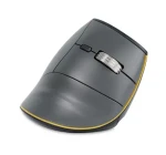 BakkerElkhuizen FastForward šedá / Ergonomická bezdrátová myš / Bluetooth 5.1 / 2.4 GHz / USB-C / 8 tlačítek (BNEFF3MVM)