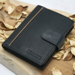 Pánská kožená peněženka Bellugio stylish man, černá