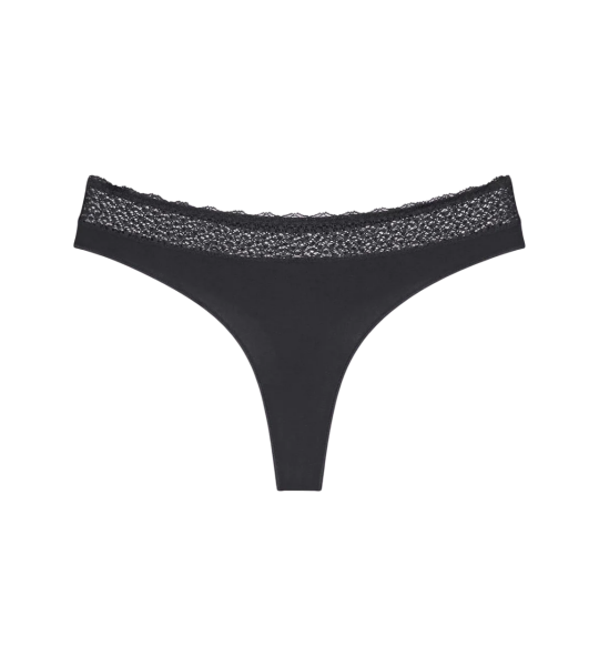 Dámská tanga Feel of Modal String 3P - BLACK - černé 0004 - TRIUMPH BLACK XS