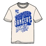 Outerstuff Dětské tričko New York Rangers NHL Action Comics Ss Tee Velikost: Dětské L (158 – 164)