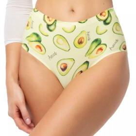 Dámské kalhotky Avocado simple maxi - JULIMEX zelená XXL
