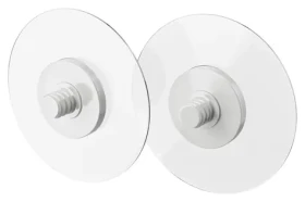 Compactor Bestlock Náhradní samolepicí podložka L transparentní / Sada 2 ks / Bez vrtání