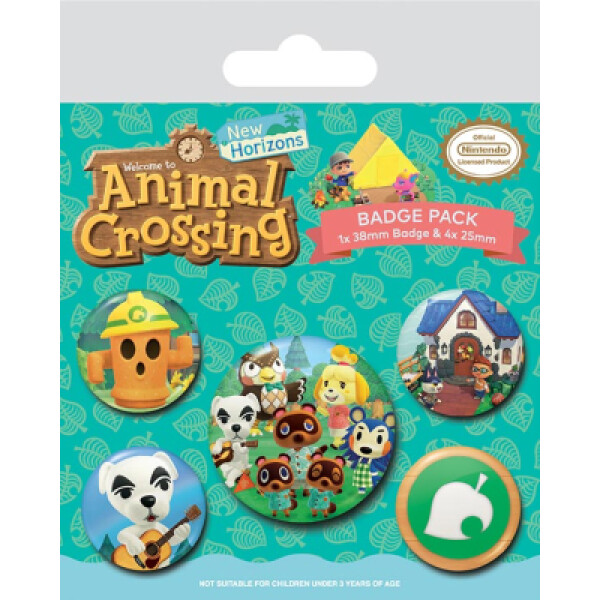Sada odznaků Animal Crossing - EPEE Merch - Pyramid