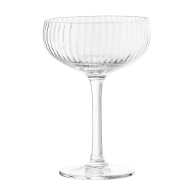 Bloomingville Sklenička na šampaňské Astrid 250 ml, čirá barva, sklo