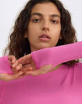 Tričko Organic Basics Active Mesh Long Sleeve Tee Pink