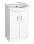 AQUALINE - SIMPLEX ECO 55 umyvadlová skříňka včetně umyvadla 53x83,5x30,7cm SIME550