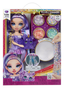 Rainbow High Panenka se slizem a třpytkami - Violet fialová - MGA