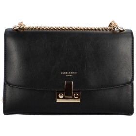 Módní dámská malá koženková crossbody Alison, black