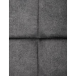 Židle jídelní, šedý samet, černá pohupová podnož