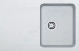 Franke Tectonitový dřez OID 611-78, 78x50 cm, bílá 114.0288.585