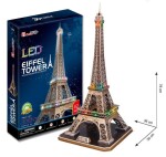 Puzzle 3D Eiffelova věž led 82 dílků
