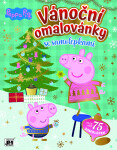 Vánoční omalovánky se samolepkami Peppa Pig