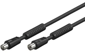 Good Connections anténní kabel černý / Anténní kabel / 10 m / 75 Ohm / dvojité stínění (S-PAK10S)