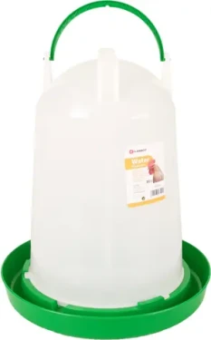 Flamingo Twist Napáječka pro drůbež kulatá zelená/bílá 10l (FLA-310031)
