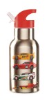 Crocodile Creek Nerezová láhev - Závodní auta (400 ml)