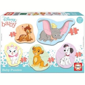 Puzzle baby Disney zvířata 5v1