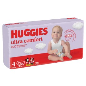 Huggies Ultra Comfort Jumbo 4, 7-18 kg, 50 ks