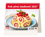Stolní kalendář 2027 Helma Minimax Rok plný sladkostí