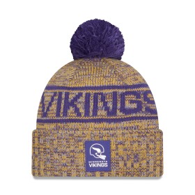 New Era Pánská zimní čepice Minnesota Vikings NFL Throwback 2025 Sideline Sport Knit