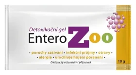 EnteroZOO Detoxikační gel 10 g / Veterinární přípravek / Organický křemík / Pro psy, kočky i hospodářská zvířata (9914-1370154)