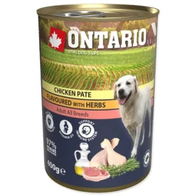 Ontario Konzerva kuře s bylinkami paté 400g (214-21132)